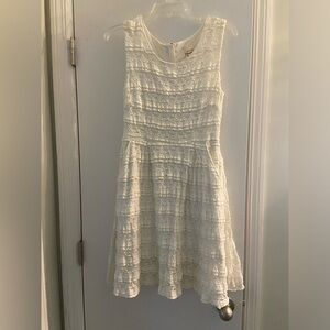 Elegant White Lace Dress